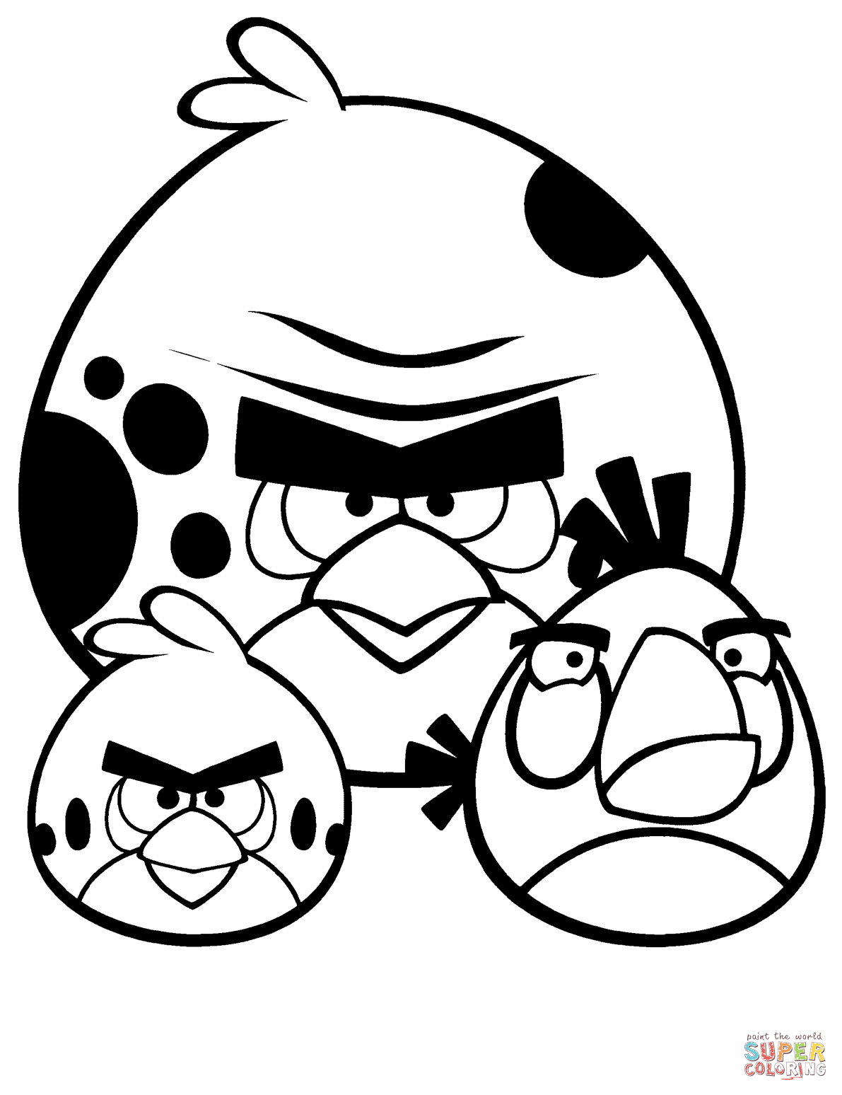 Angry Birds coloring pages | Free Coloring Pages
