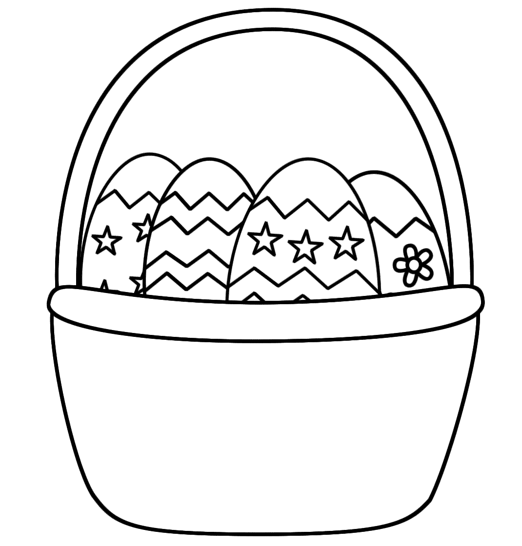 Easter Basket Blank Clipart - Clipart Kid