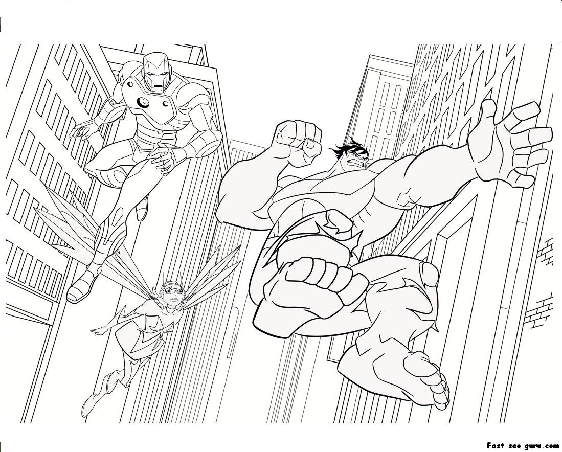 Hulk Coloring Pages For Kids (19 Pictures) - Colorine.net | 23619