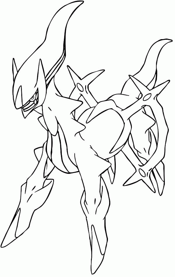 Pokemon Arceus Coloring Pages - Coloring Home