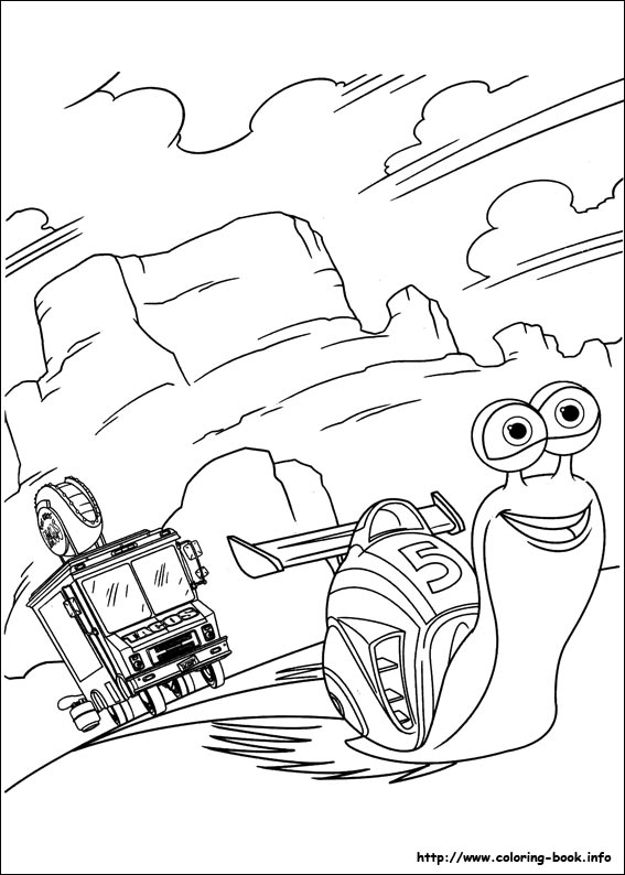 Turbo coloring pages on Coloring-Book.info