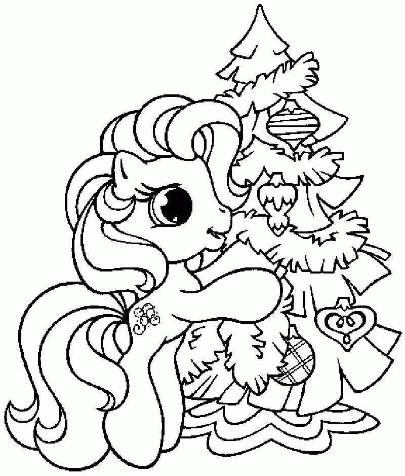 348 Cute Christmas Coloring Pages For Little Kids 