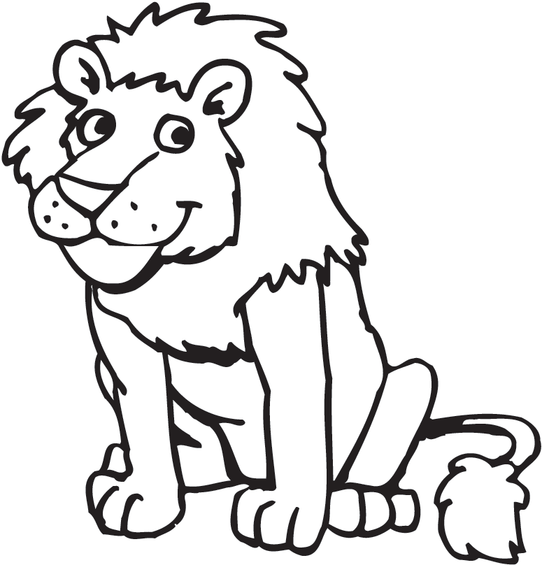 Preschool Coloring Pages Of Zoo Animals | Coloring Page