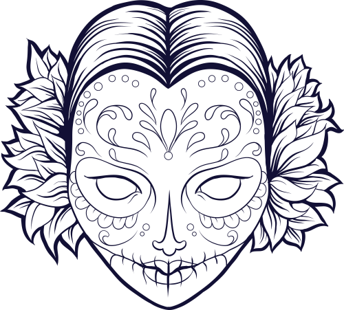 Coloring Skull Pages - Coloring Pages for Kids and for Adults