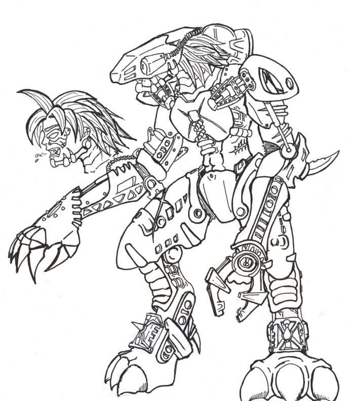 Free Printable Bionicle Coloring Pages | Coloring Page