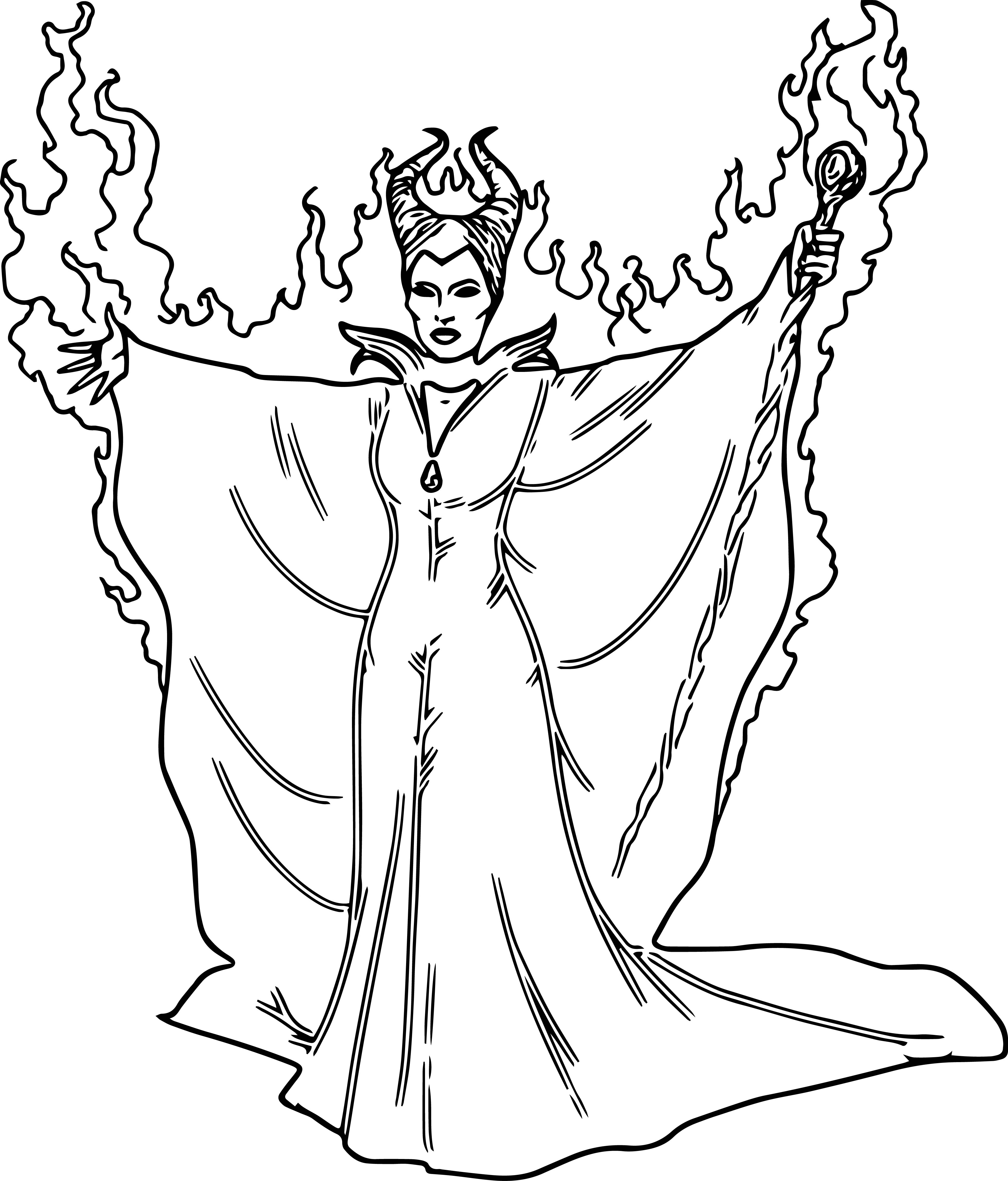 Disney Maleficent Coloring Pages | Wecoloringpage