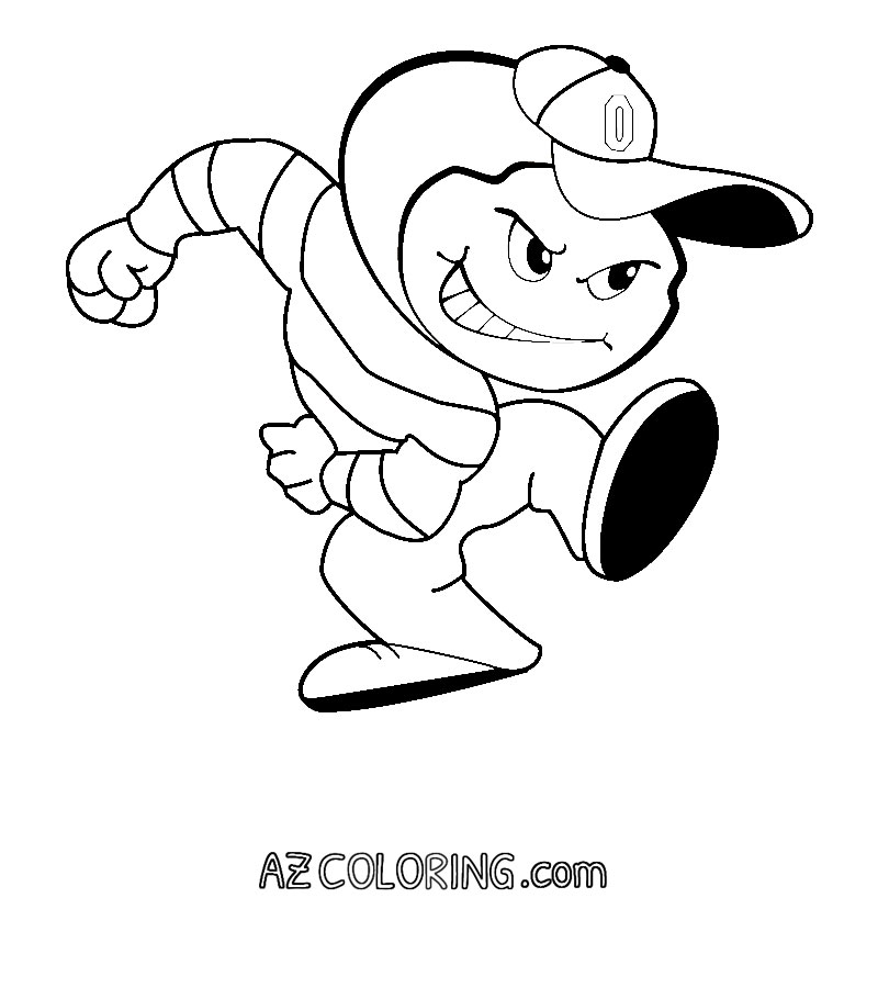 ohio state coloring pages football - photo #21