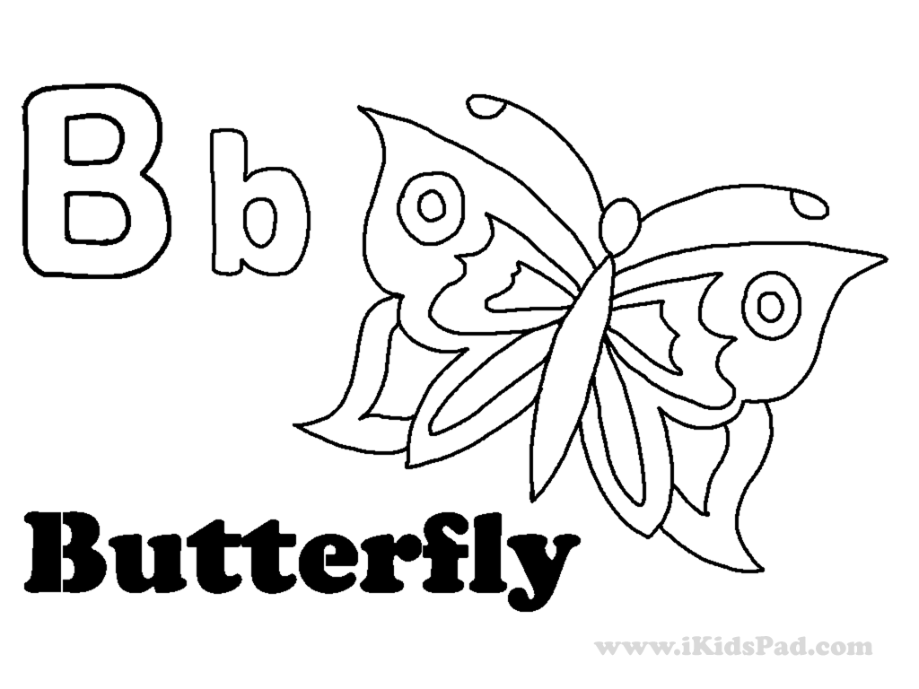 Butterfly Coloring Pages Preschool - Coloring Home