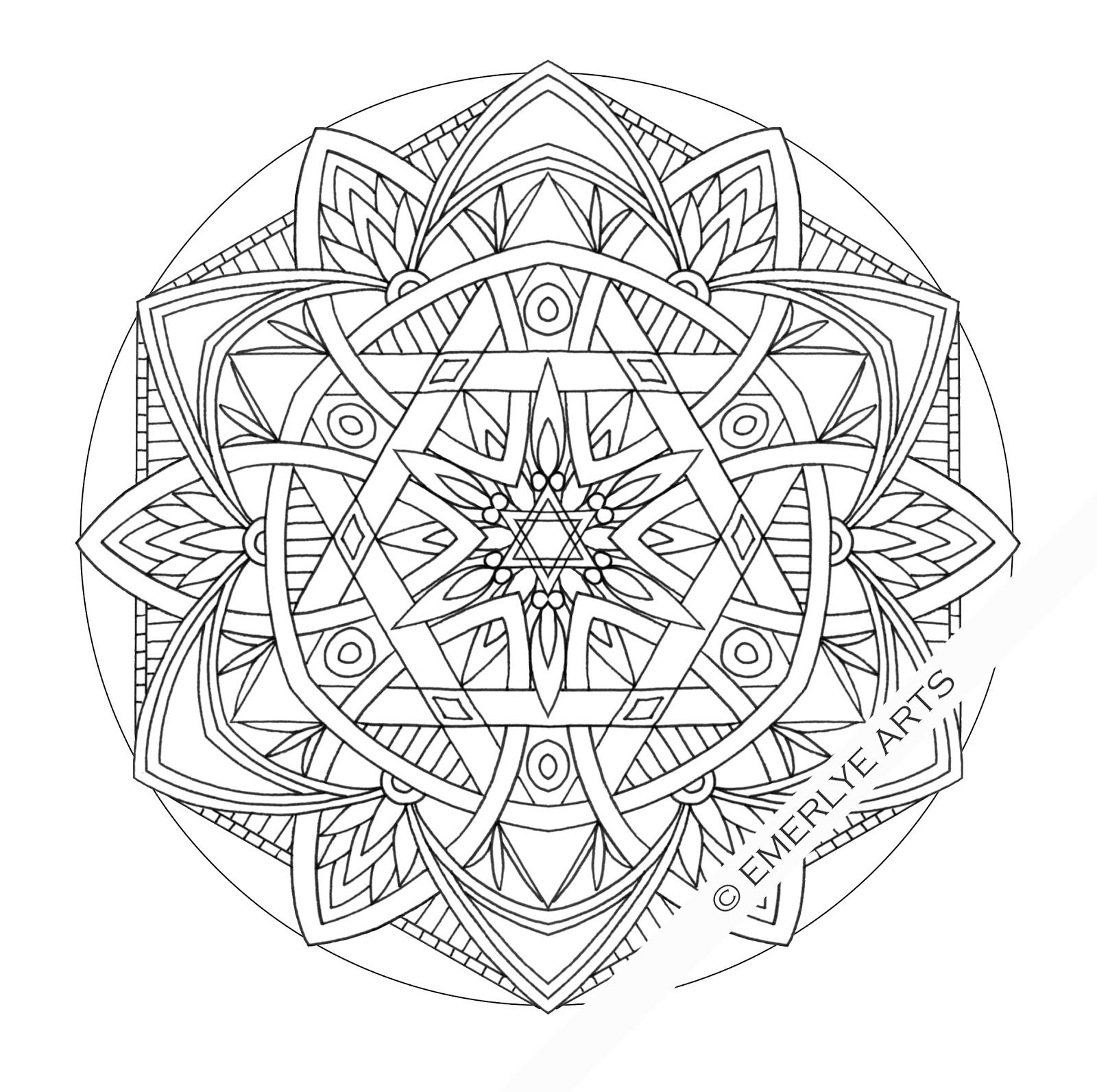 Winter Mandala Coloring Pages - Coloring Home