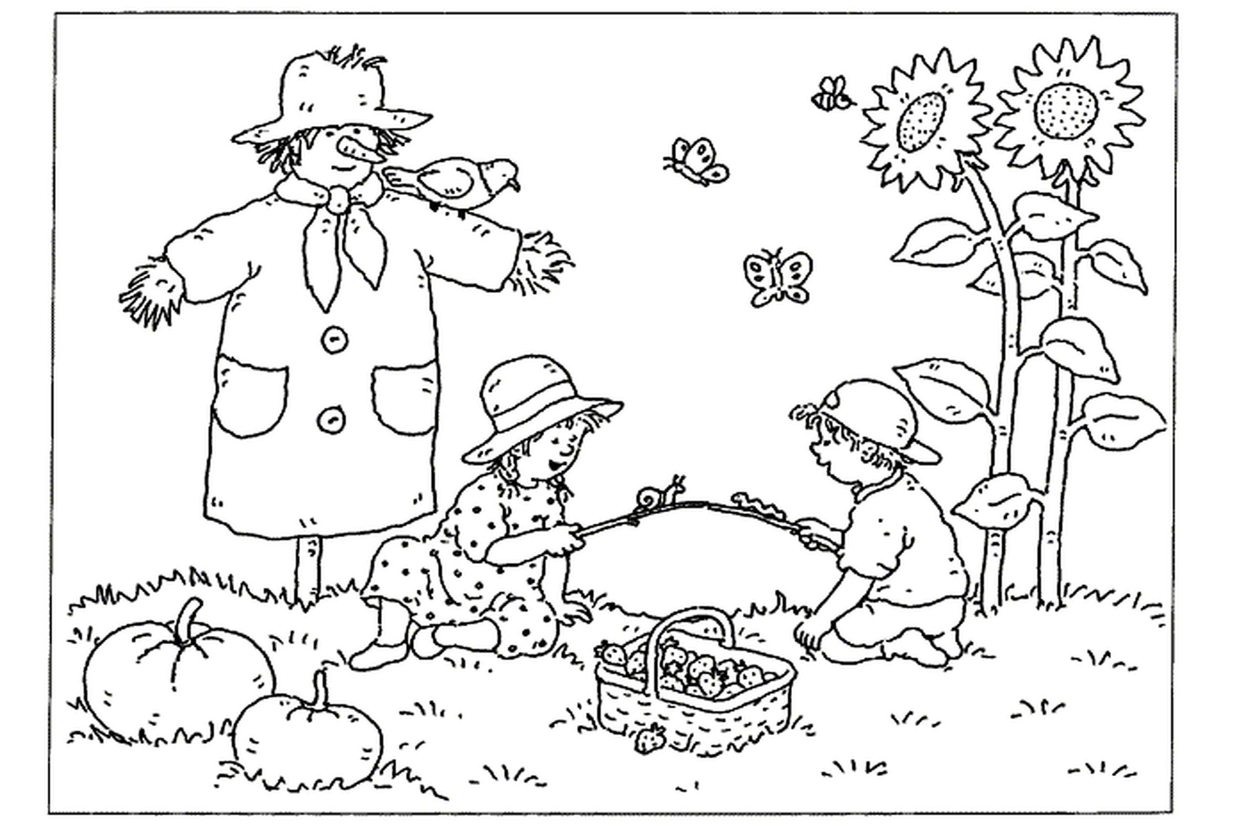 Free Fall Coloring Printables For Toddlers