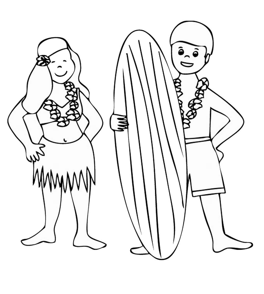 Luau Coloring Pages Free Printables Coloring Home