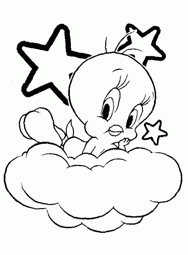 Baby Tweety - Coloring Pages for Kids and for Adults