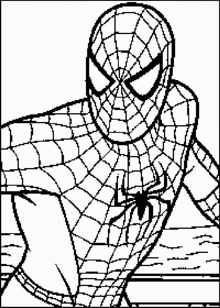 Print Free Coloring Pages Spiderman - Coloring Home