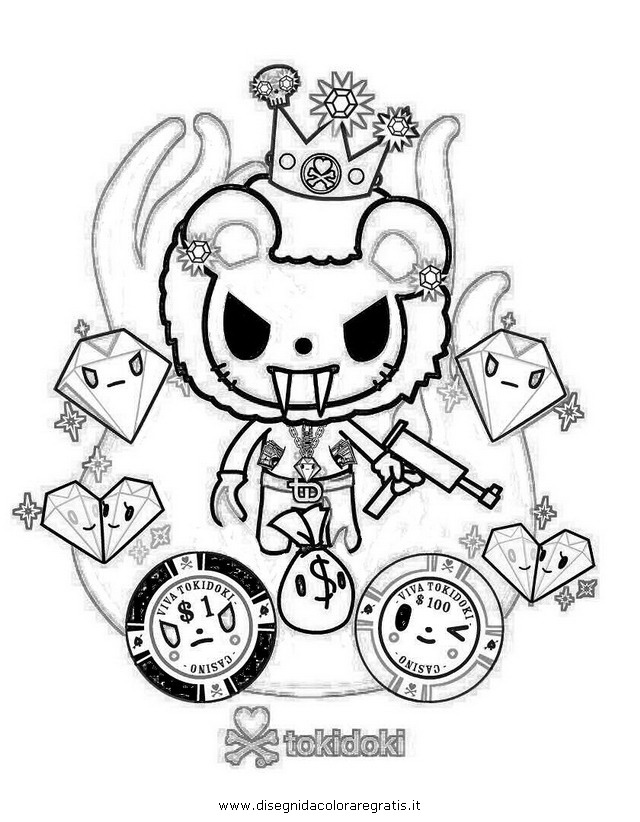 Free Tokidoki Coloring Pages In Coloring Sheets Pictures To Color ...