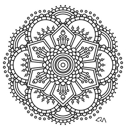 Mehndi Coloring Pages - eassume.com