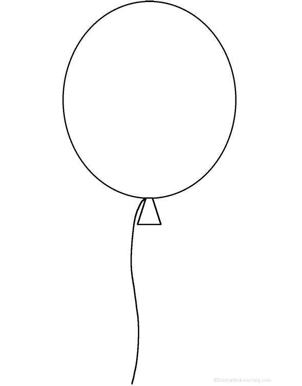 Blank Balloon Template