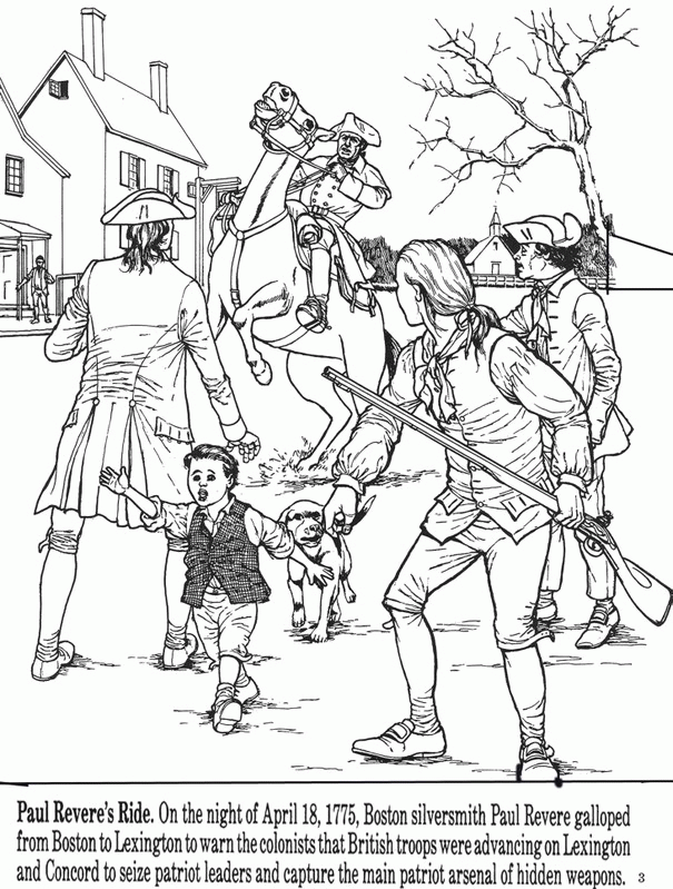 Boston Tea Party Printable - Coloring Pages for Kids and for Adults