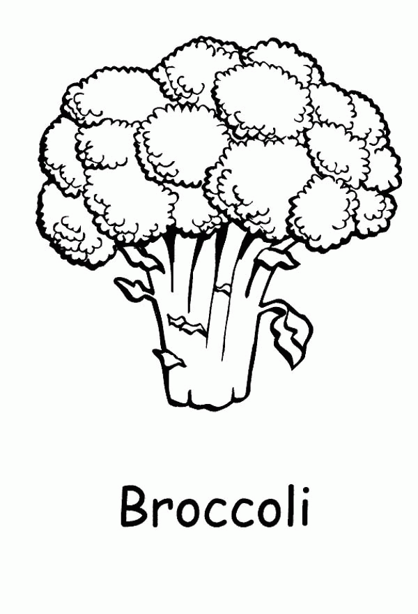 Best Photos of Brocolli Coloring Pages Printables - Broccoli ...