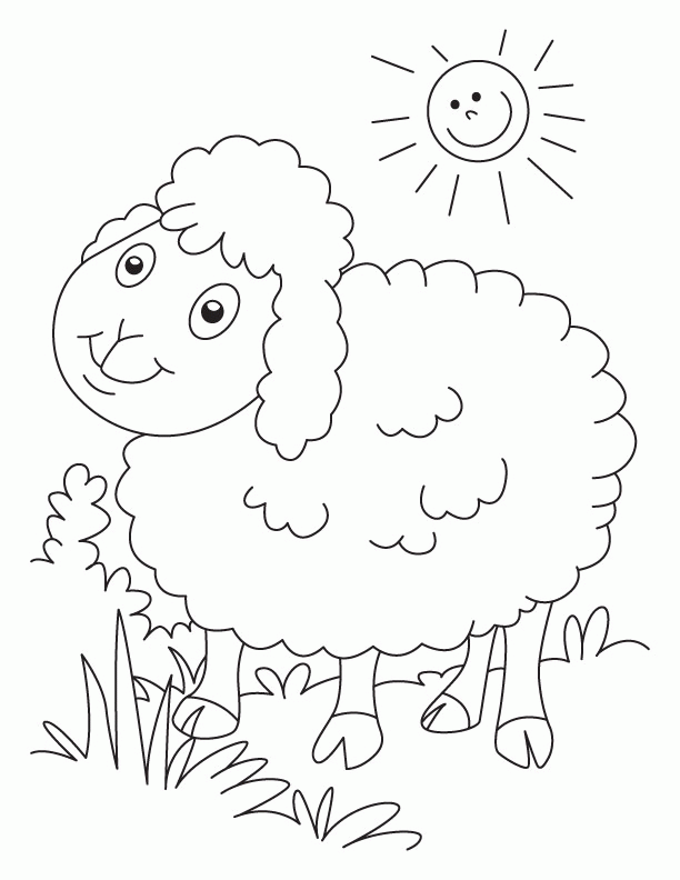 Lost Sheep coloring pages | The Parable of the Lost Sheep