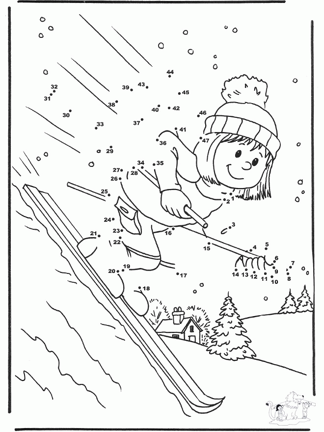 Winter Sports Coloring Pages | Rsad Coloring Pages