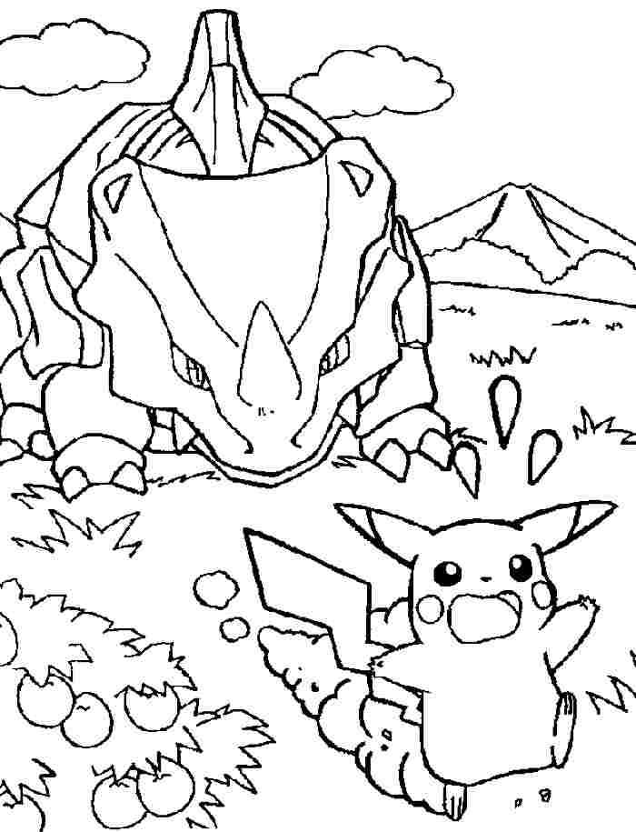 Free Colouring Sheets Cartoon Pokemon For Kindergarten #40433.