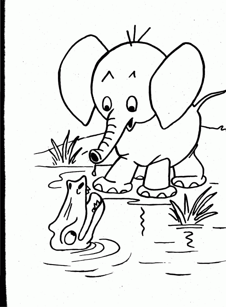 Wild Animals Coloring Pages - Coloring Home