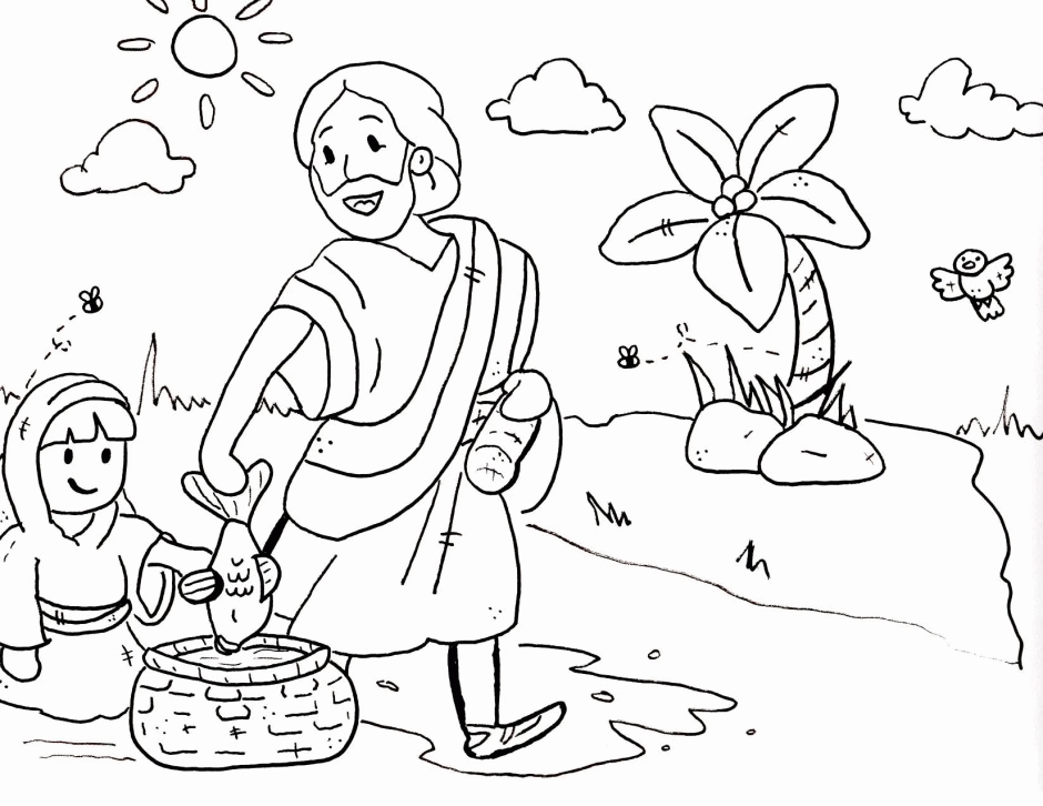 Bible Character Coloring Pages - Coloring Home