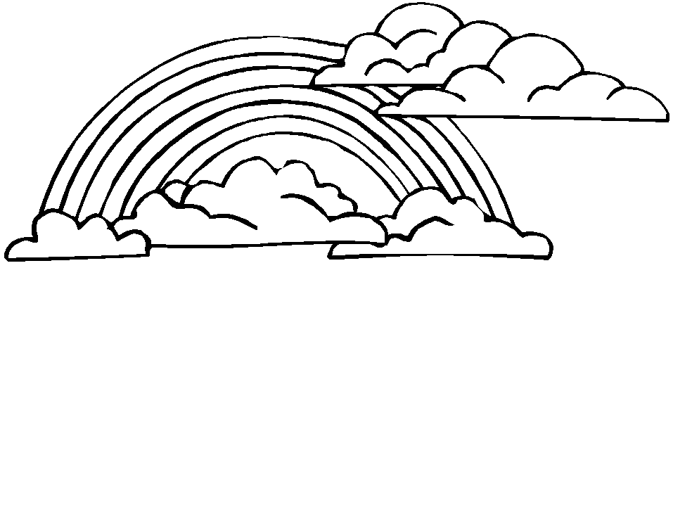 Rainbow Coloring Pages For Preschool - Coloring Home