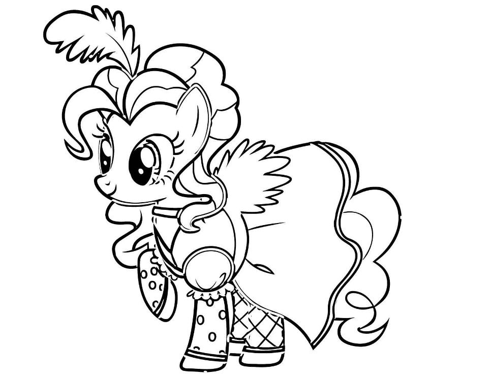 Pinkie Pie Coloring Page - Coloring Home