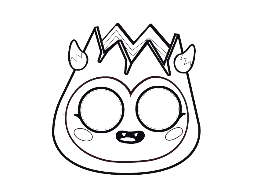 diavlo moshi monster Colouring Pages