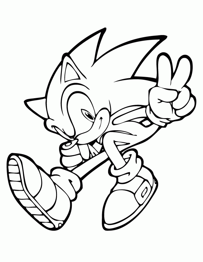 Super Sonic Online Coloring Pages Coloring Home
