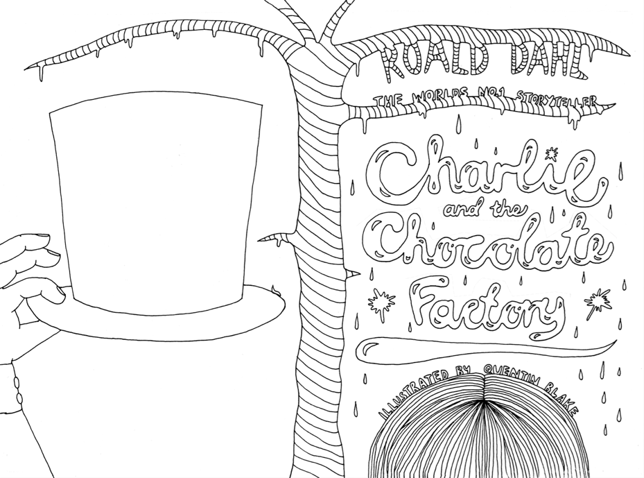 charlie and the chocolate factory coloring pages - High Quality ...
