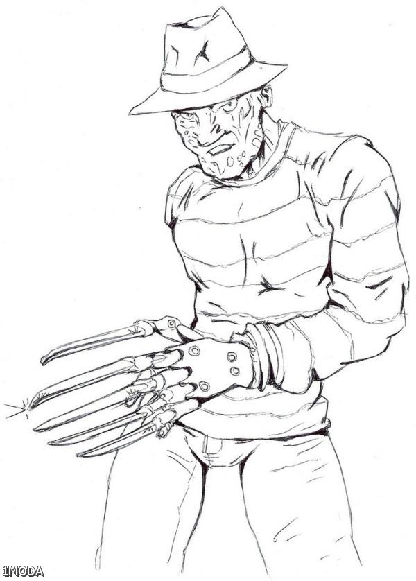 Freddy Krueger Coloring Pages - Coloring Home