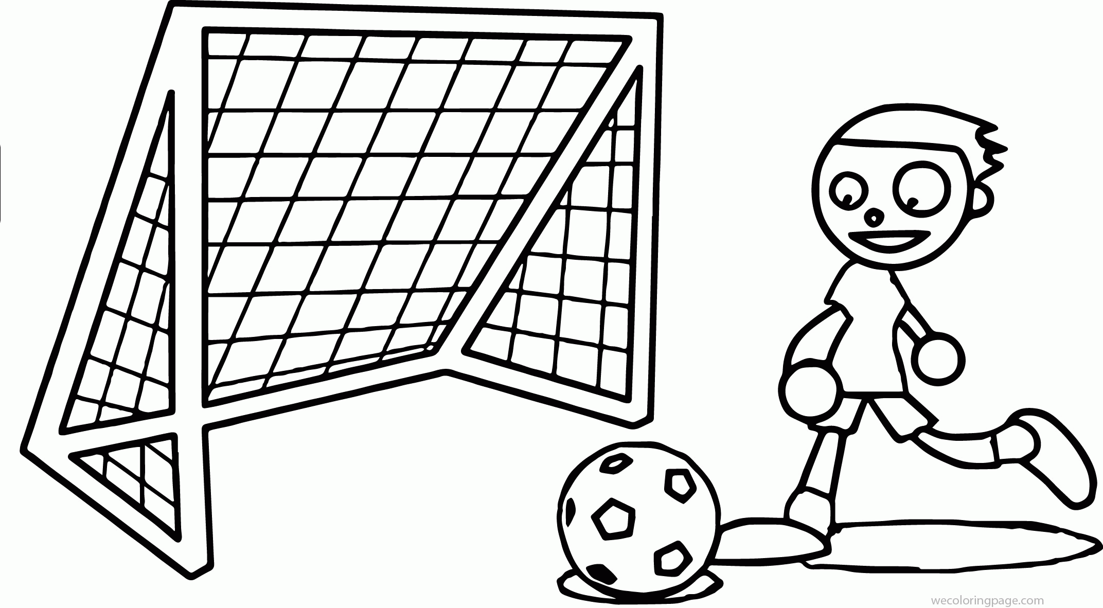Pbs Kids Playing Soccer Coloring Page | Wecoloringpage