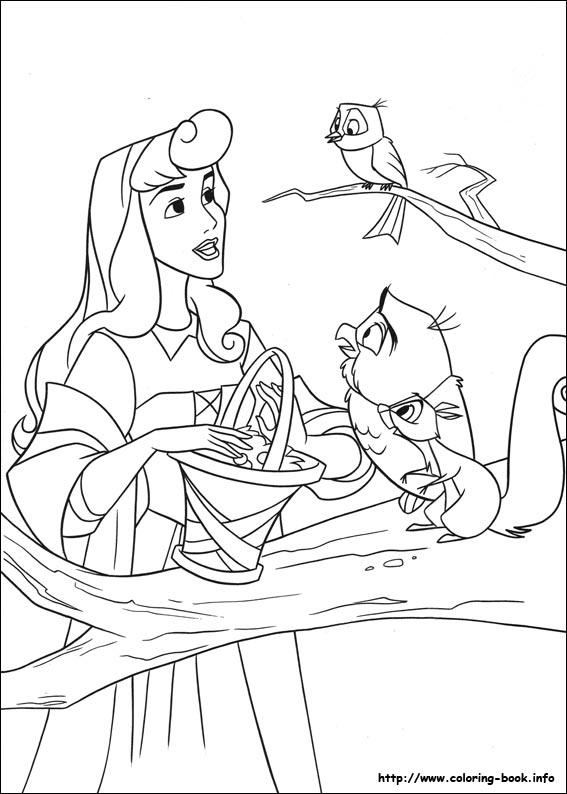 Sleeping Beauty coloring pages on Coloring-Book.info
