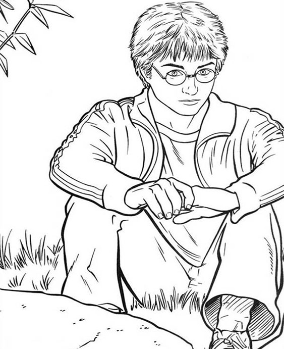 Harry Potter Coloring Pages - Tulamama