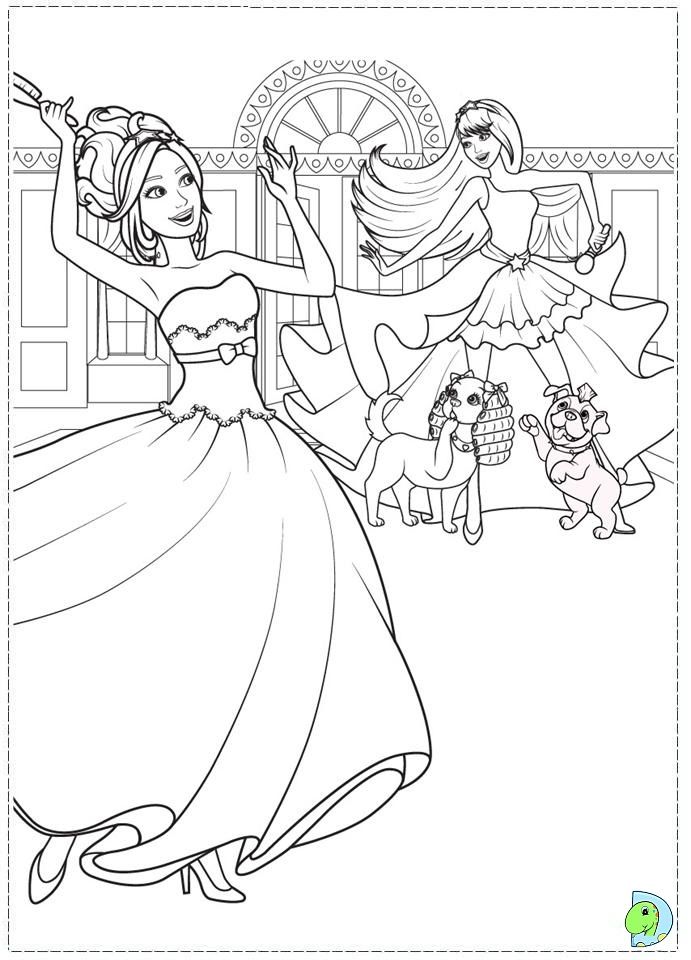 Barbie Princess And The Popstar Coloring Pages - Coloring Home