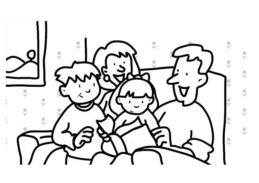 Family Coloring Sheets - Coloring Home