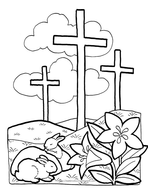 Religious Easter Coloring Pages | quotes.lol-rofl.com