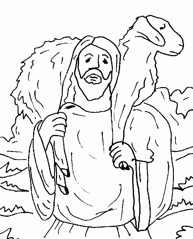 Jesus lamb of God Colouring Pages (page 3)