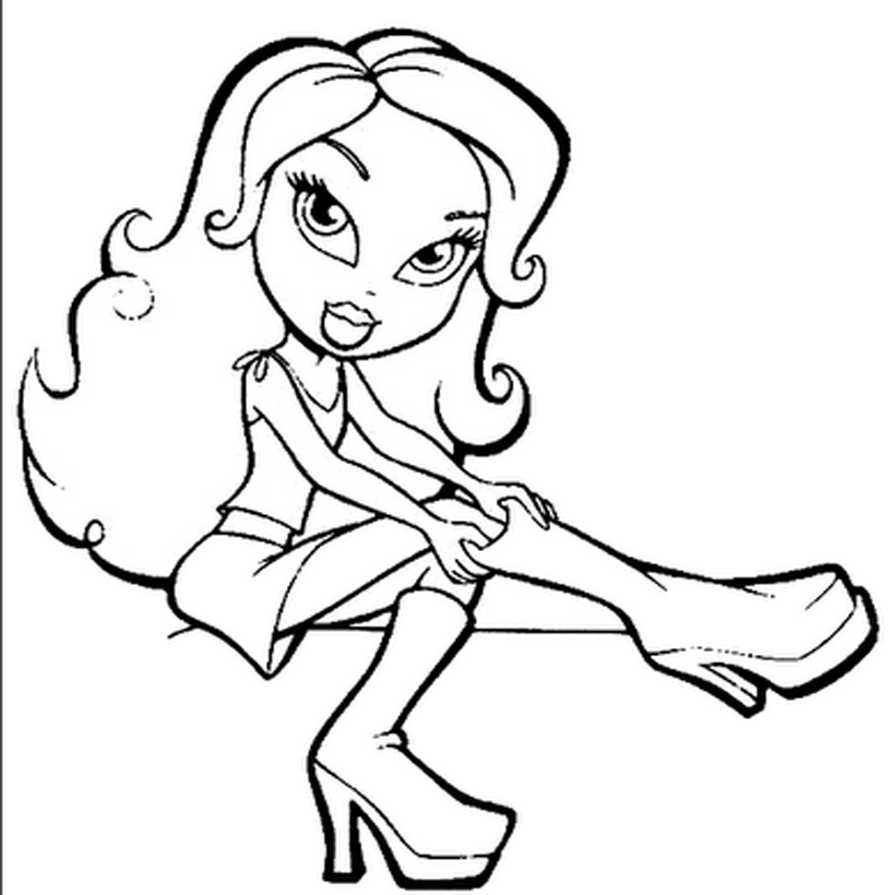 Baby Lips Coloring Pages