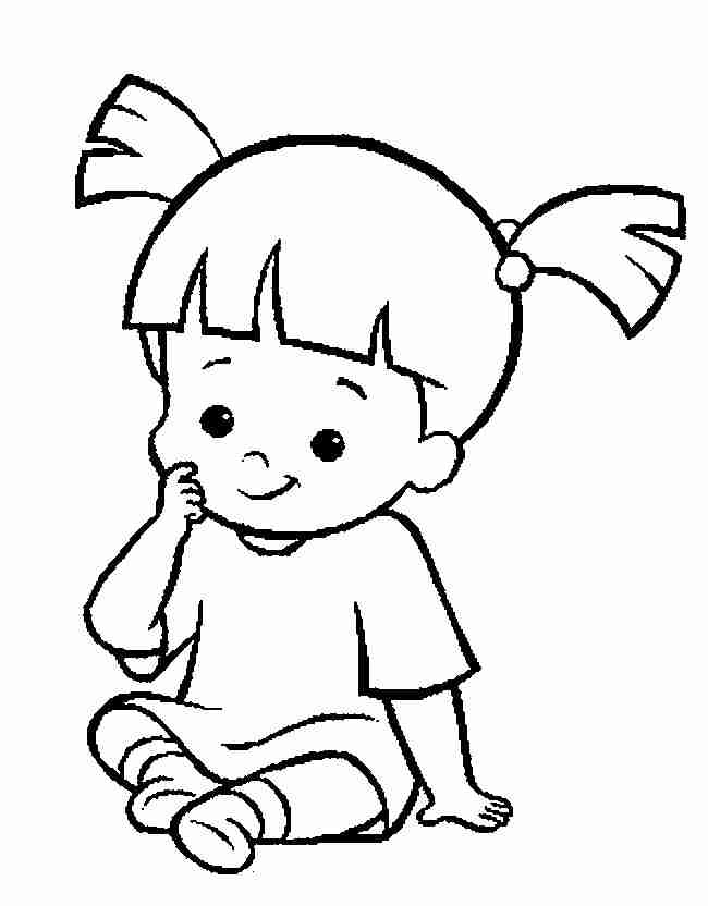 Monster Boo Coloring Pages - Coloring Home