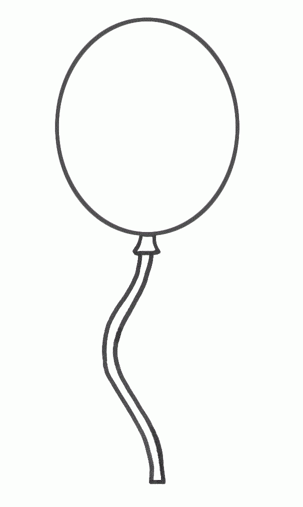 Balloons | Free Coloring Pages - Coloring Home