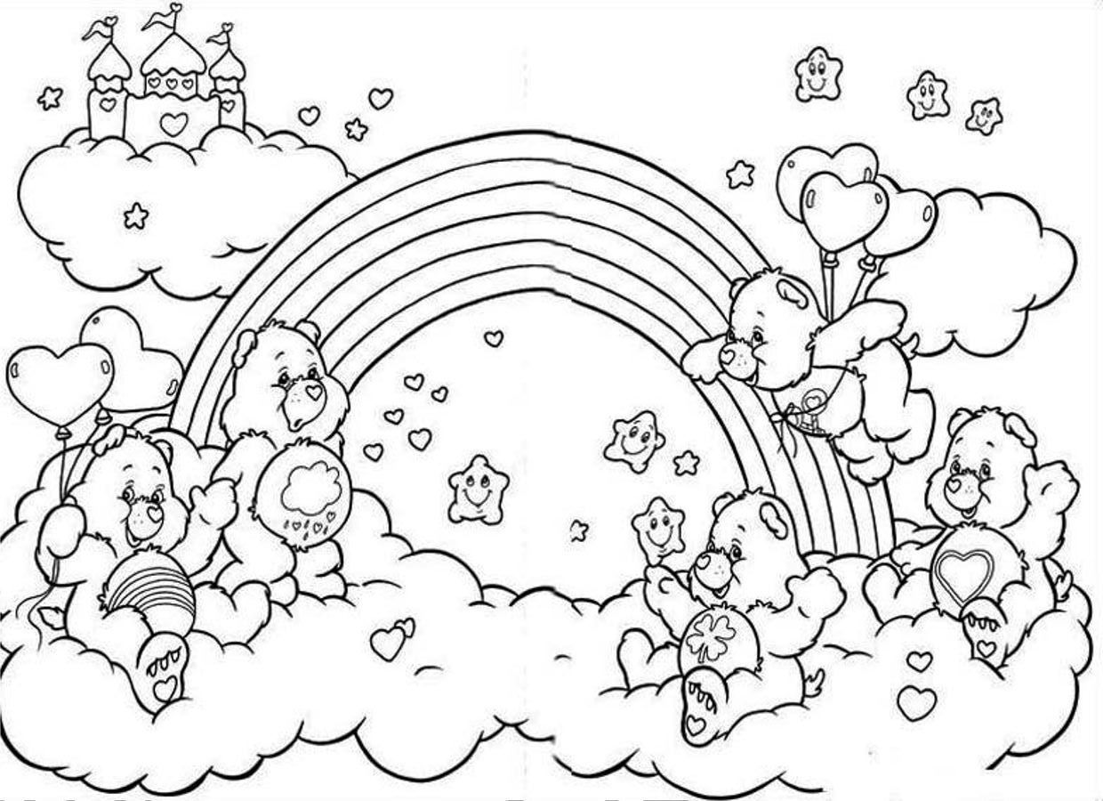 Care Bears - Coloring Pages for Kids and for Adults