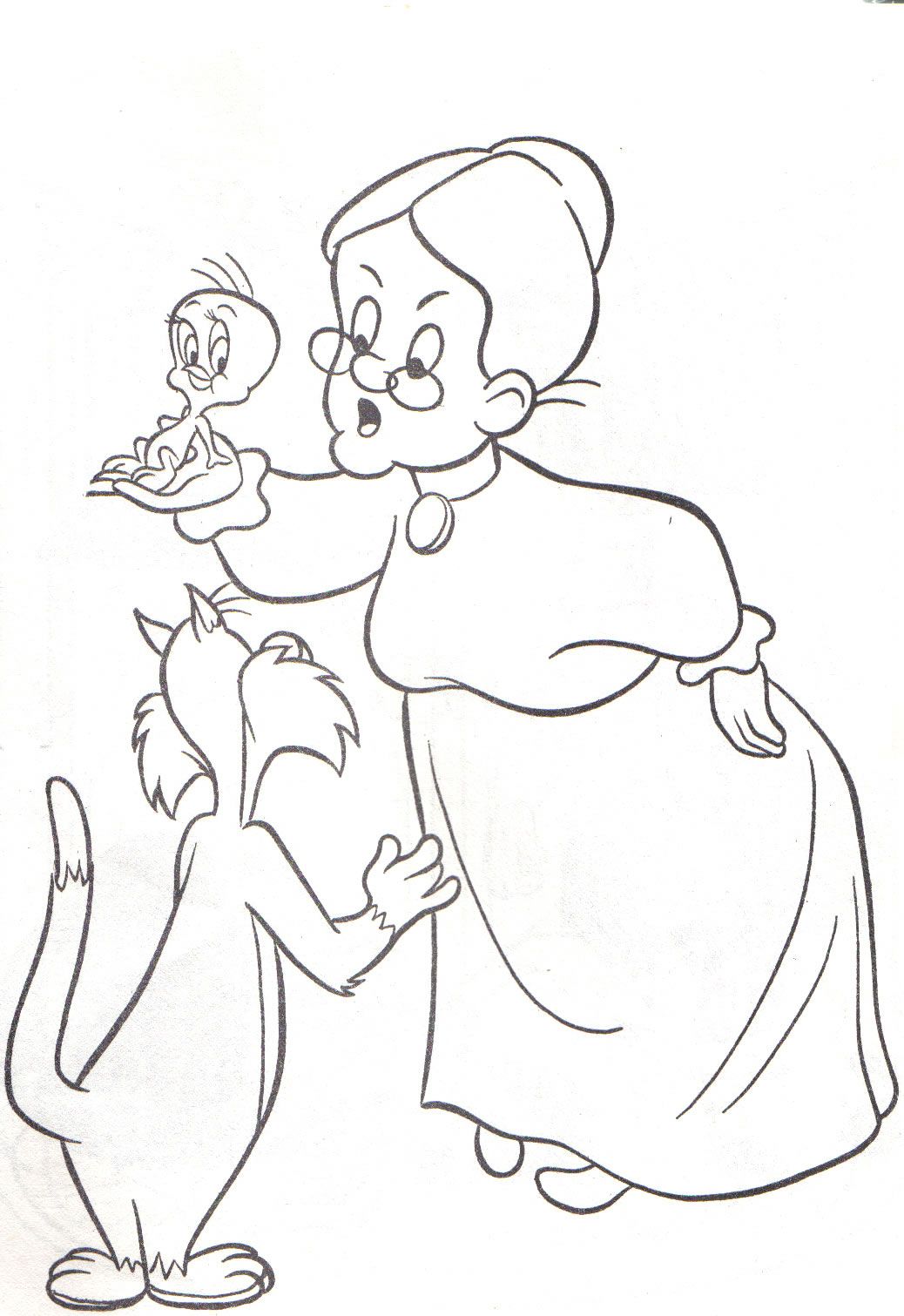 Sylvester Scolded Employer Coloring Pages Coloring Pages For Kids ...