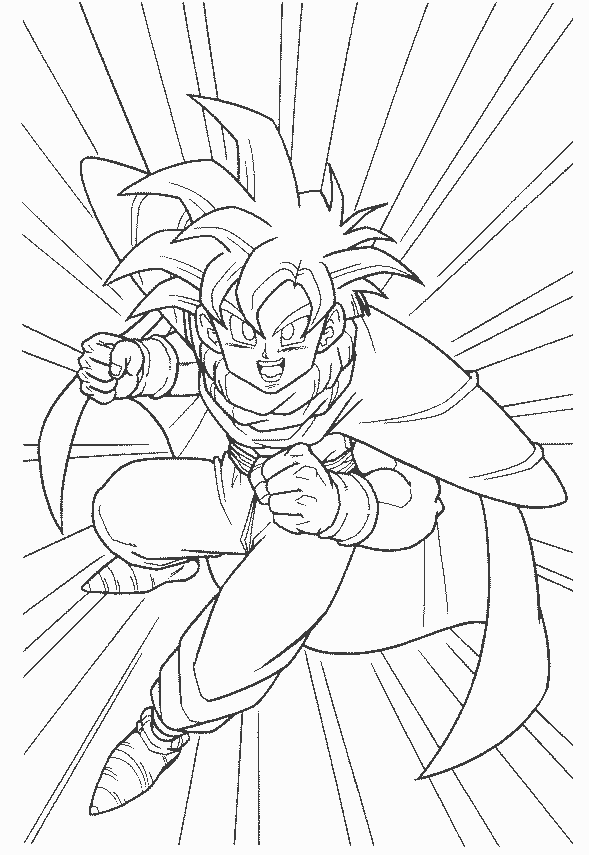 Dbz Gohan Coloring Pages - Coloring Home