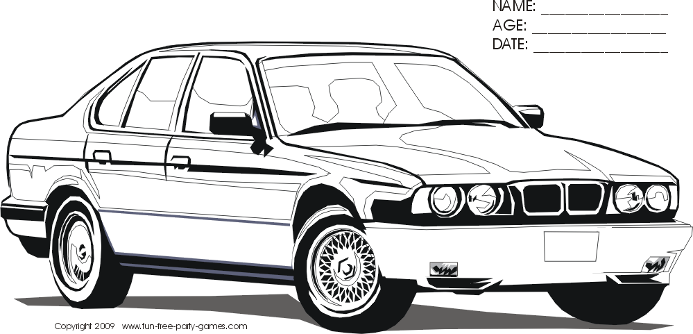Bmw Car Coloring Pages Bmwcase Vehicles Images Cars