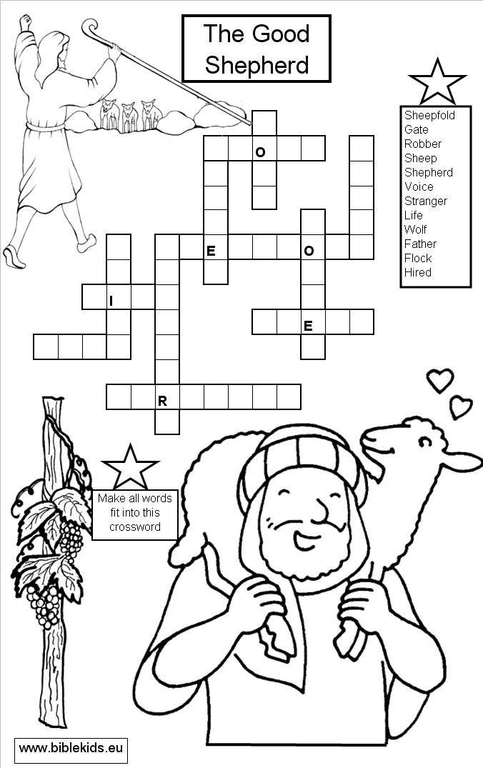 Good Shepherd Coloring Pages Free - Coloring Home