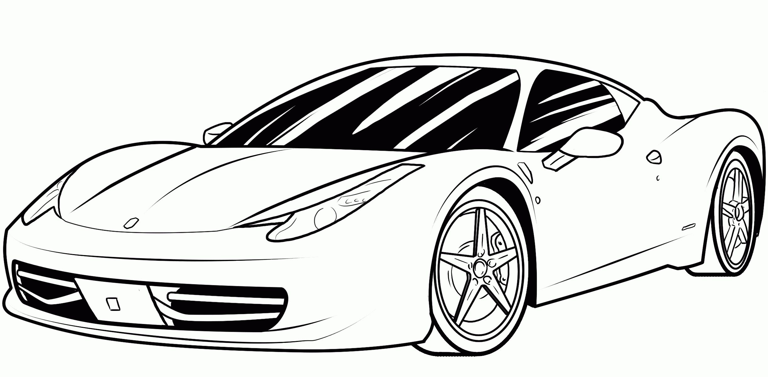 857 Cartoon Auto Coloring Pages for Kids