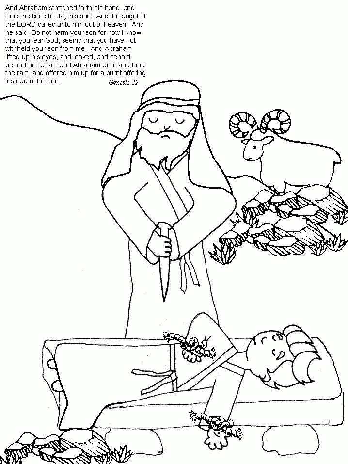 abraham coloring pages for sunday school - photo #6